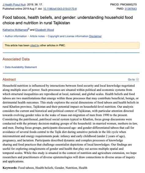 pure taboo when men were men|Food taboos, health beliefs, and gender: understanding .